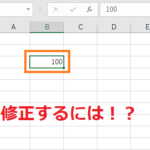 エクセルのデータ修正と一部修正の方法！